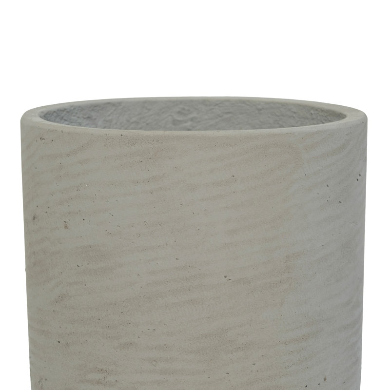 Bohemian Pots Handmade Fiberstone Planter, 6" H x 6" W x 6" D