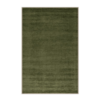 Tapis brun uni lavable à la machine