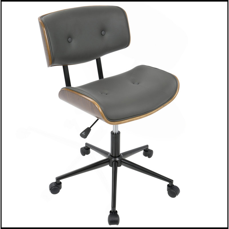 Chaise de bureau moderne et réglable avec dossier ergonomique et fonction de pivotement en douceur