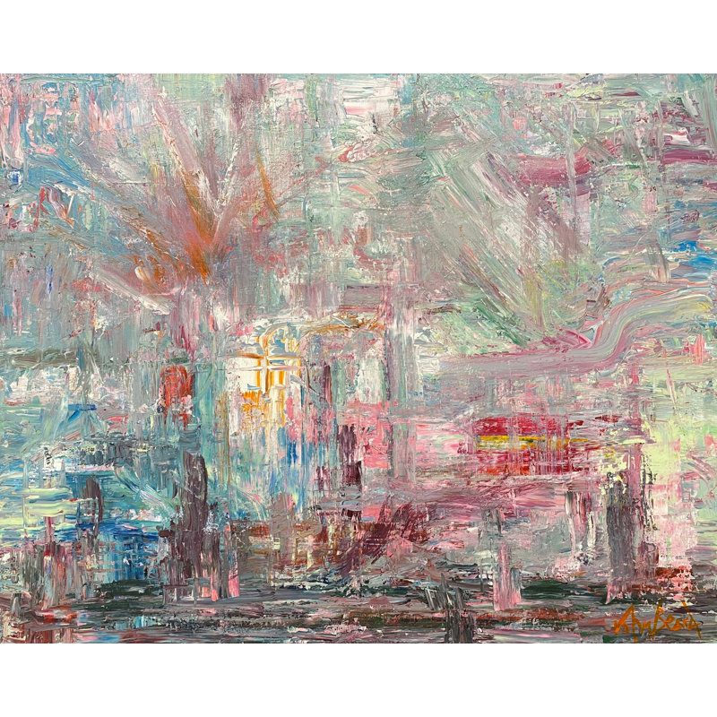 Candy Apple - Artist Enhanced Canvas Print, Wrapped Canvas, 30" H x 40" W x 1.5" D
