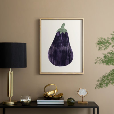 Reproduction encadrée Organic Veg VIII - bois massif