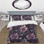 Amelinda Shadowed Elegance Moody Patterns II - Ensemble de housse de couette à motif floral - Polyester microfibre-1428084556