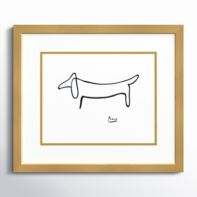 «Midtown Le Chien» par Pablo Picasso, reproduction d'art sur papier