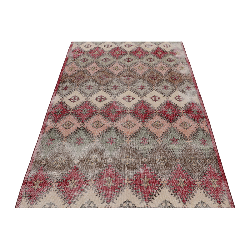 One-of-a-Kind Rectangle 4’7x7’8’’ Hand Knotted Area Rug