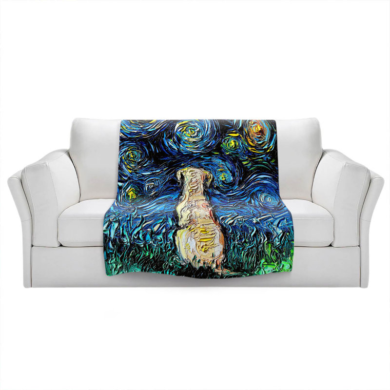 Hand Woven Throw Blanket, 51" x 60"