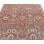 Tapis rouge / bleu marine / beige en laine noué à la main 6,6 x 9,6 pi