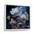 White Floater Framed