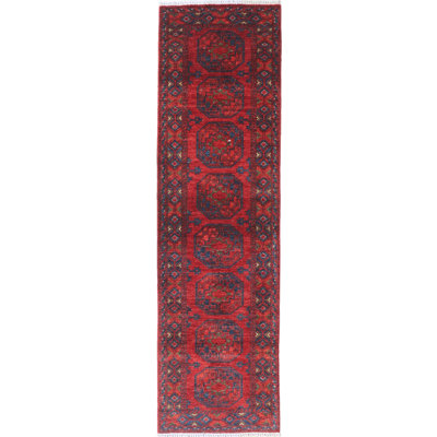 Runner Alph Oriental Hand Woven 81cm X 288cm Area Rug