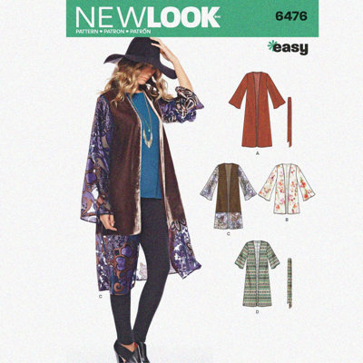 Pattern 6476 Misses' Kimono Sewing Pattern