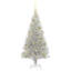 vidaXL Christmas Tree with 300 LEDs with Stand Silver PET-126745564