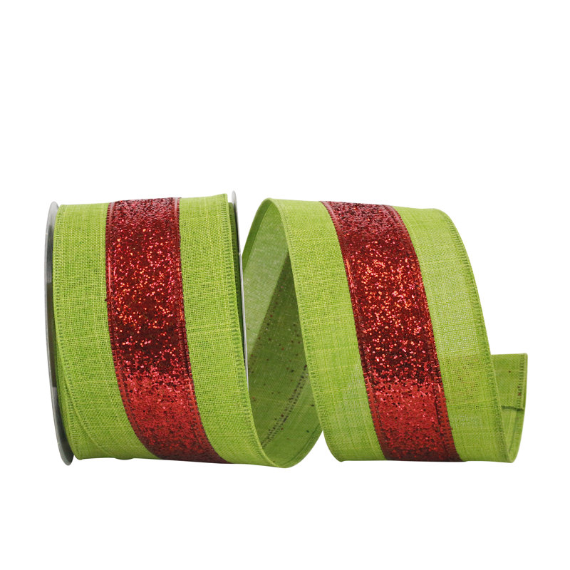 2.5 " Fabric and Nylon Ribbon