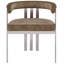 Fauteuil en velours Marcello Kenlea-2141634415