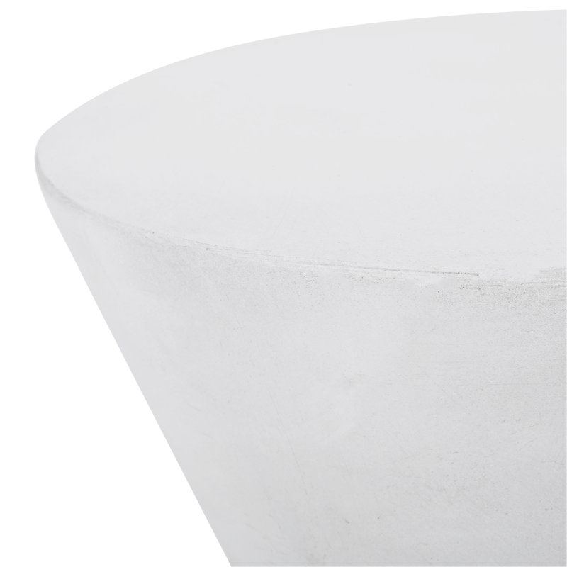 Table d'appoint d'extérieur en béton léger