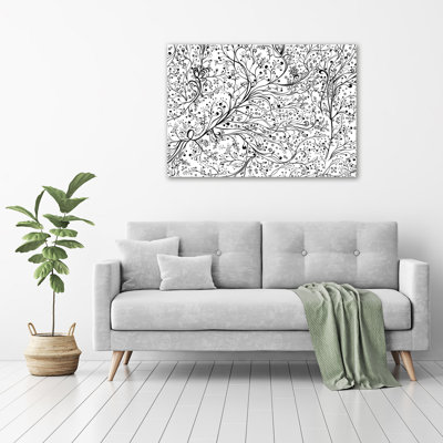 Intertwined Branches - Wrapped Canvas Print