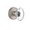 Grandeur Georgetown Rosette Passage with Provence Crystal Door Knob
