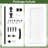 34"X84" White Primed 1-Panel Solid Core Sliding Barn Door With Installation Hardware Kit and One Sided Matte Black Pull(Door Slab Pre-assembled）-123292597