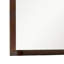 Miroir Mennie au fini cerisier brun