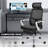 Portable Modern Computer Desk Host Rack And Adjustable High Back Task Seat With Lumbar Support