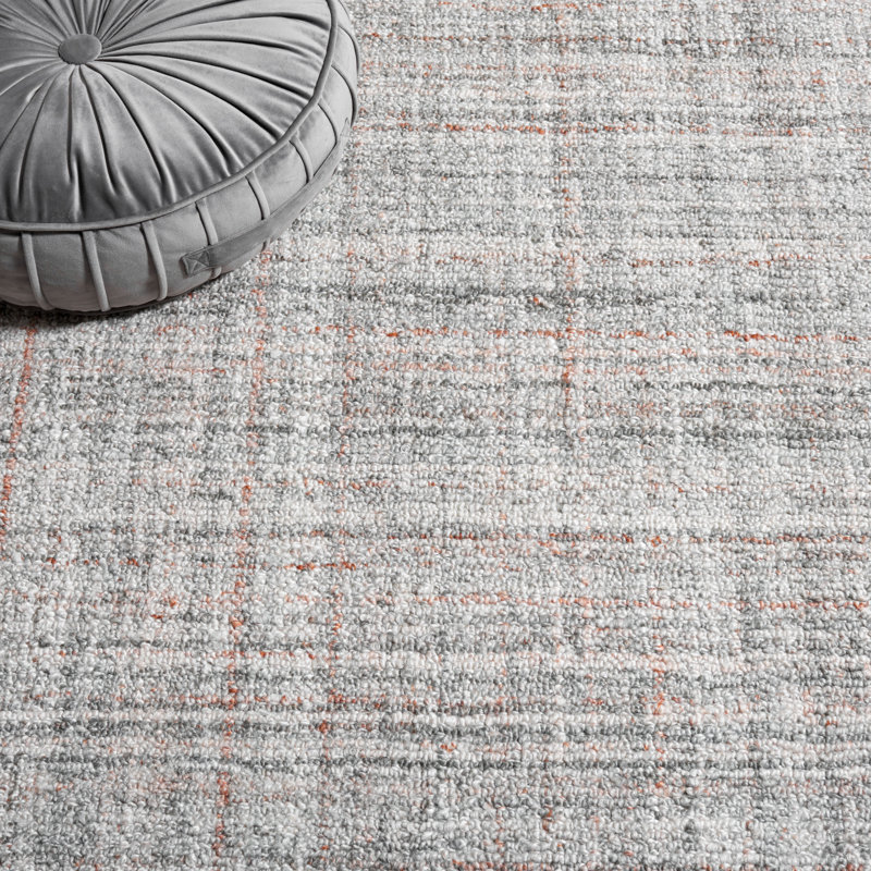 Abstract Hand Tufted Performance Rug, Rectangle 5' x 8'