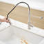 Robinet de cuisine avec douchette extractible en acier inoxydable-117238323
