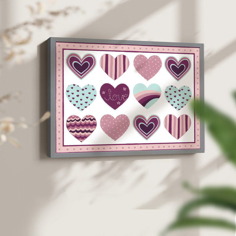 Collection Sweet Valentine, reproduction A - Encastrée, H 11 po x l 14 po, Gris