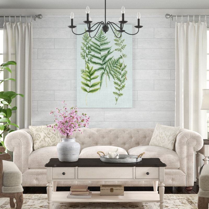«Spa Ferns I», impression sur toile, H 48 po x l 32 po