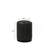 1Pc Glam Contemporary Upholstered Round Swivel Vanity Stool Button Tufted Seat Black-1056970194