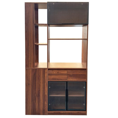 39'' W Storage Cabinet with Door and Adjustable Shelves