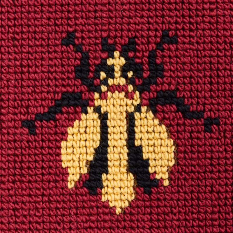 Bee Épinglé Fabric, Red