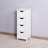 White Bathroom Storage Cabinet, Freestanding Cabinet With Drawers