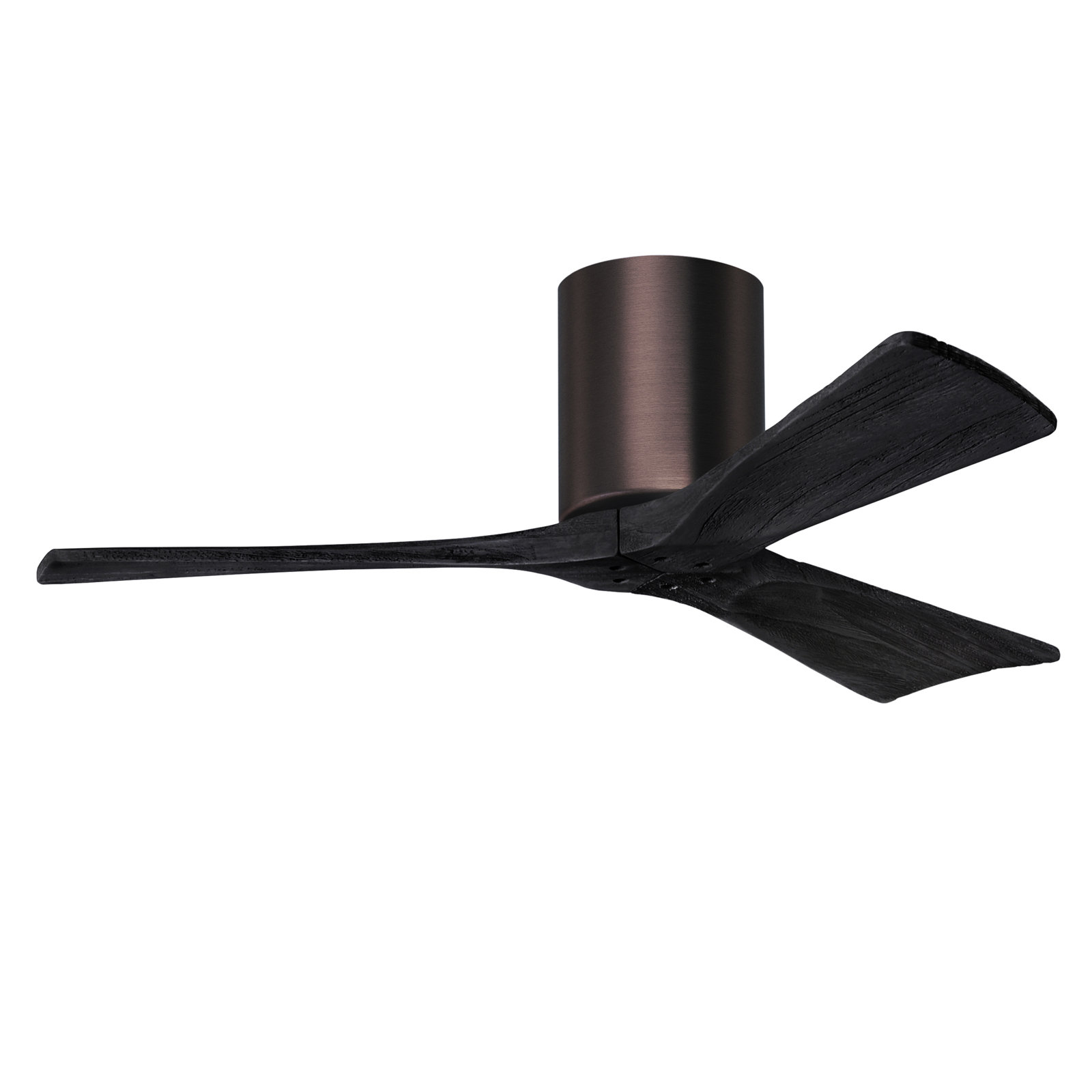 Olivier 3 Blade Ceiling Fan, Brushed Bronze, Matte Black, 42"