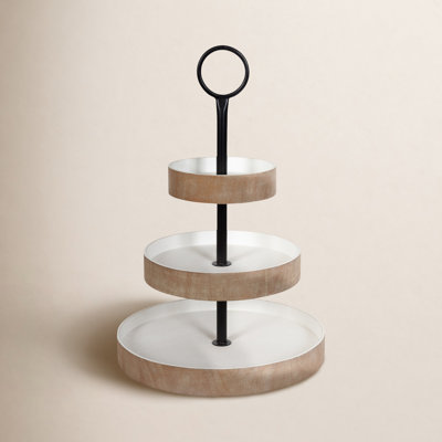 Wood Tiered Stand