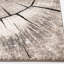 Tapis beige rectangulaire en polyester / polypropylène tissé à la machine-128923758