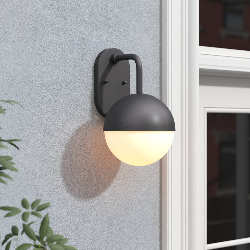 Seeber LED Wall Light, White Frosted, 13.5'' H X 8'' W X 8.5'' D