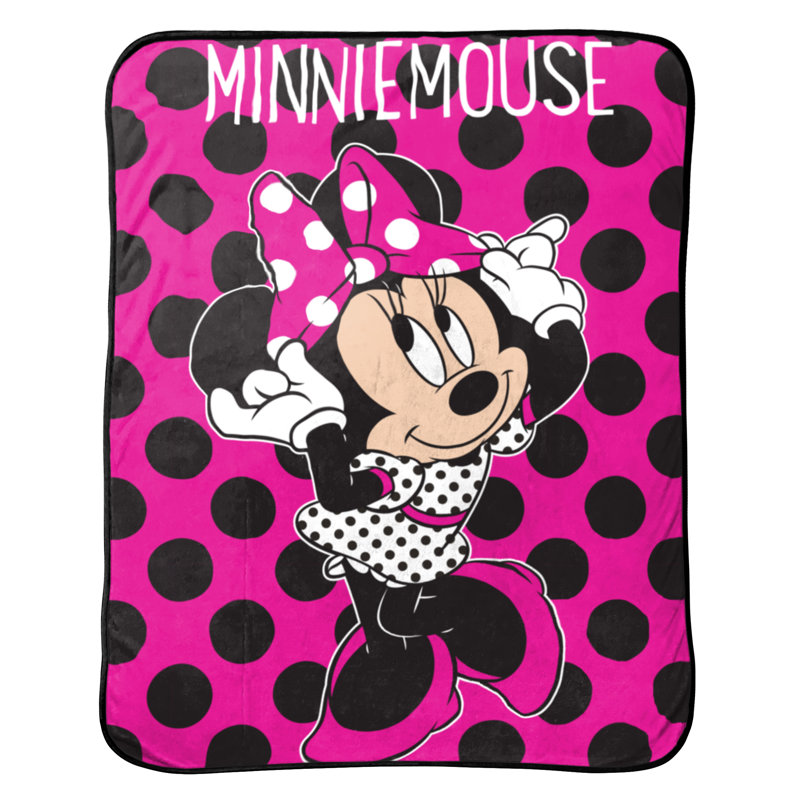 Minnie mouse dots sont le nouveau jet de peluche noir Disney