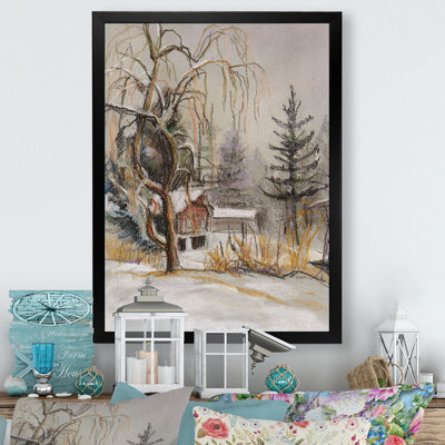 Winter Village Landscape II " Winter Village Landscape II "