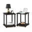 Ensemble de tables de bout avec rangement Bianco-146621119-147112729