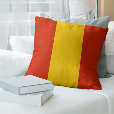 Arizona Hockey Linen Striped Pillow Cover