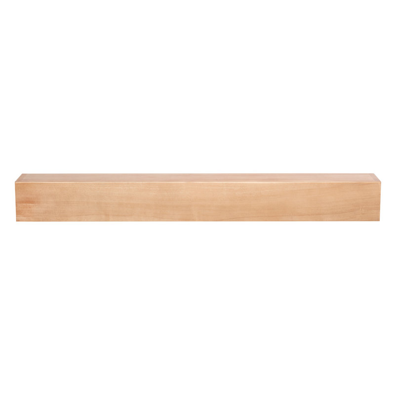 Tablette de cheminée Modern Farmhouse, 6.25", Bois naturel, 72"