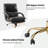 Delmer Modern 23.75"W Genuine Leather Swivel Office Chair with Tilting Function-198887169