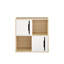 Armoire de rangement en bois avec portes coulissantes
