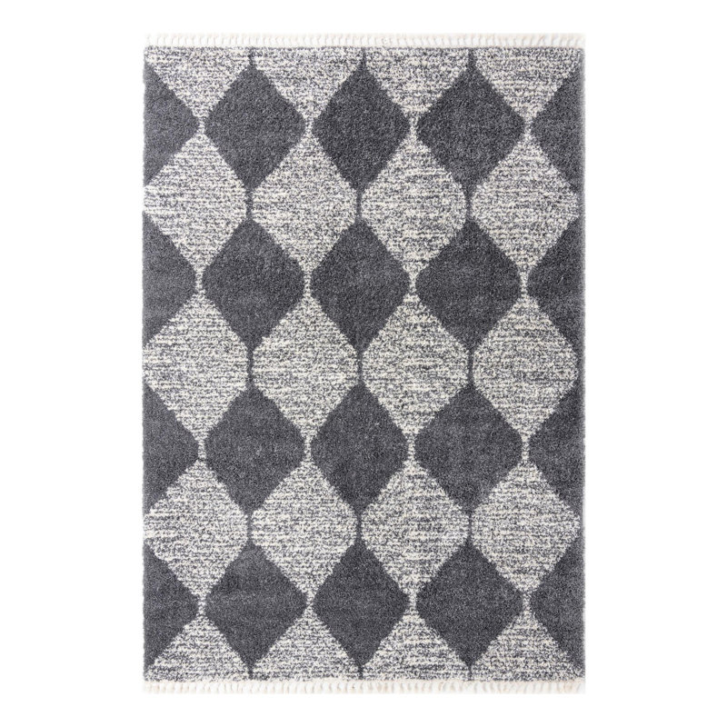 Serenity Shag Geometric Indoor Rug, Rectangle 10' x 14'