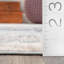 Tapis abstrait pour le salon, la chambre et la cuisine Moffitt, gris / ivoire-159592959