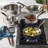 10 - Piece Stainless Steel Cookware Set