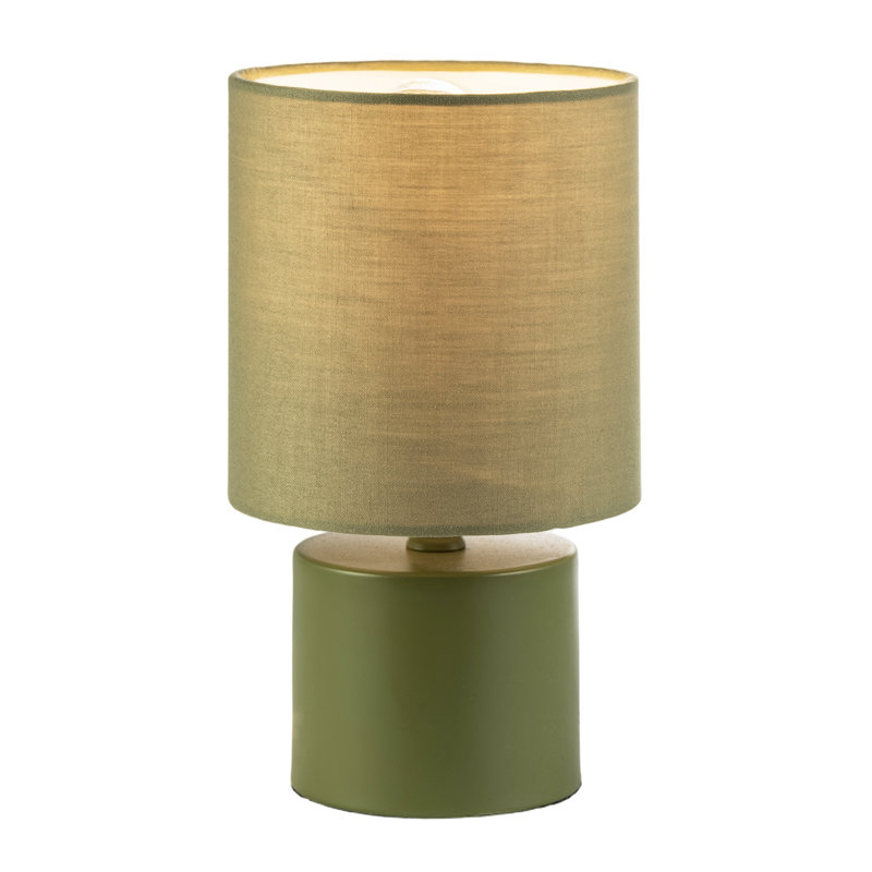 Ceramic Table Lamp, Green, Green