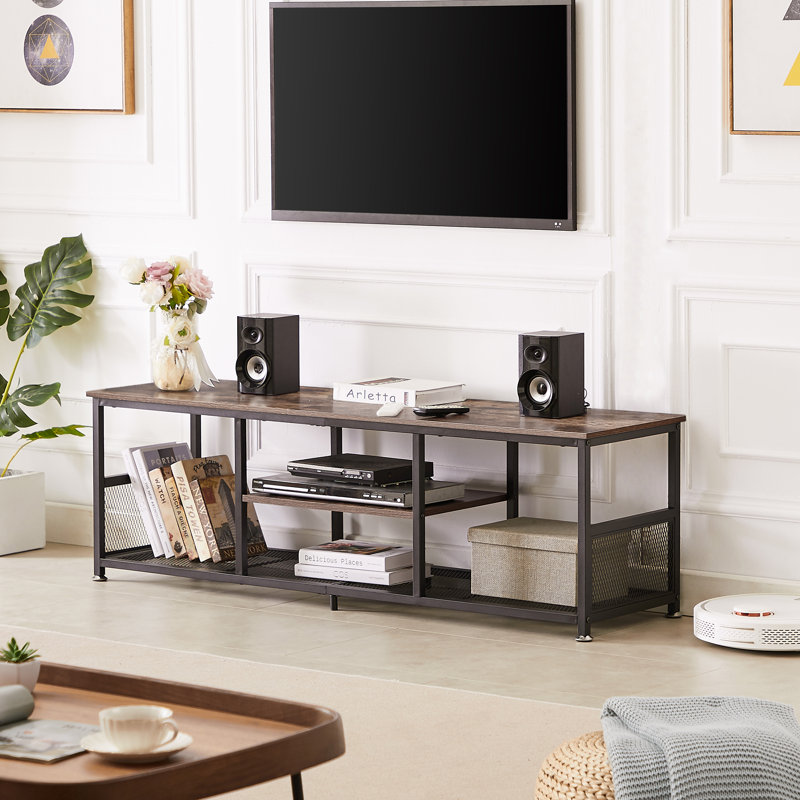 Auxter Coffee Table with Storage, 16.22'' H X 55.11'' W X 15.74'' L, Brown