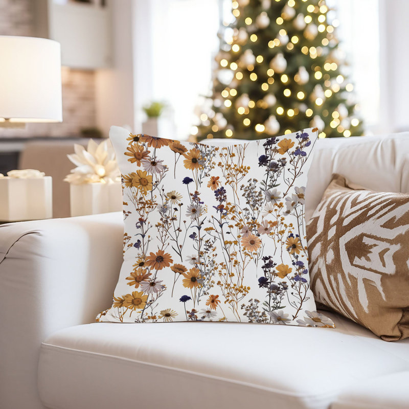 Botanical Fall Wildflower Pattern VII Cottage & Cottagecore