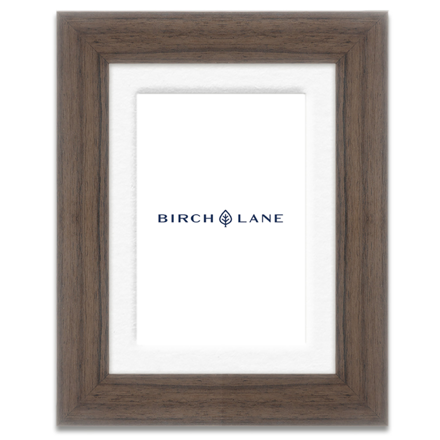 Arkhurst Wood Picture Frame with Mat, 4" x 6", Walnut, 8" x 10"