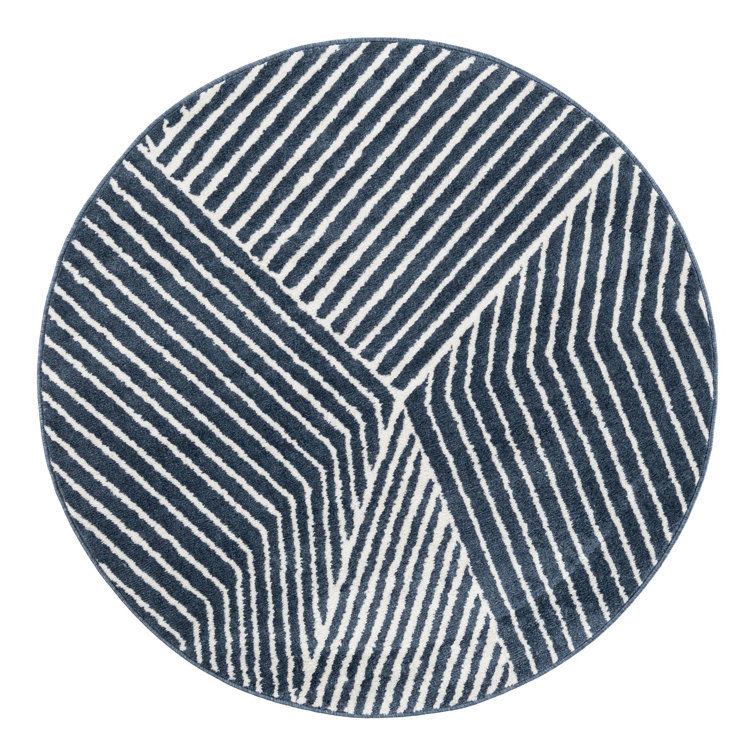 Latitude Run® Orkla Nikolis Rug Blue