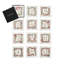 Xmas Carol 12-Piece Cocktail Napkin Set